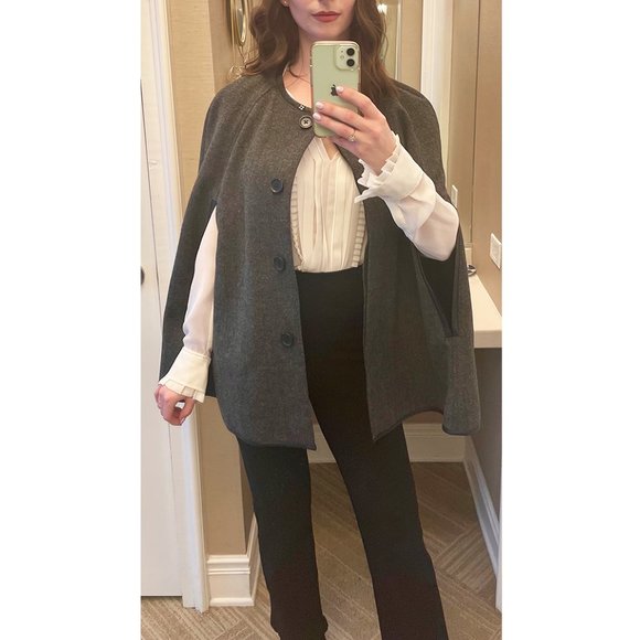 J. Crew Jackets & Blazers - J. Crew Wool Blend Cape